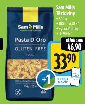 Sam Mills Těstoviny, 500 g 