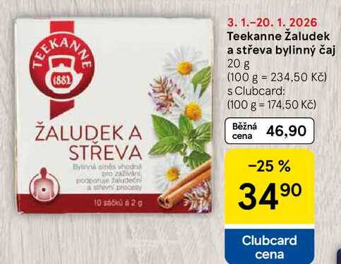Teekanne Žaludek a střeva bylinný čaj, 20 g 