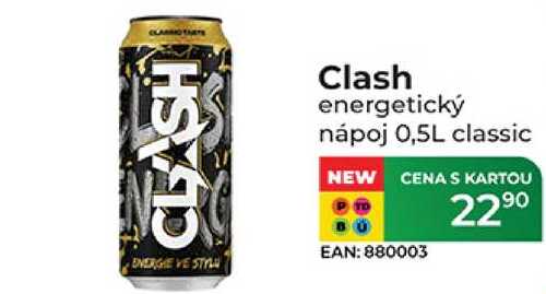 Clash energetický nápoj 0,5L classic 