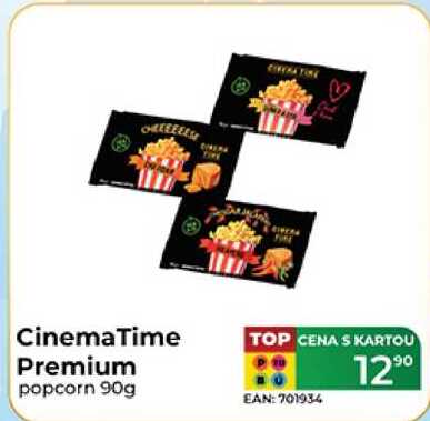 CinemaTime Premium popcorn 90g