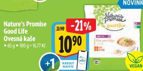 Nature's Promise Good Life Ovesná kaše, 65 g