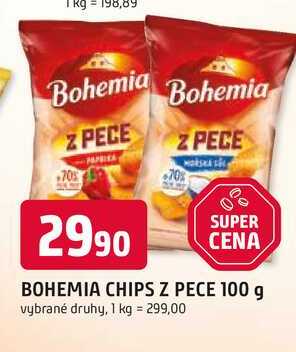 BOHEMIA CHIPS Z PECE 100 g 