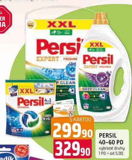 Persil 40 PD vybrané druhy 