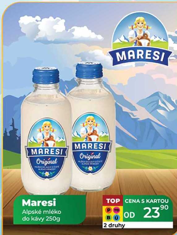 Maresi Alpské mléko do kávy 250g