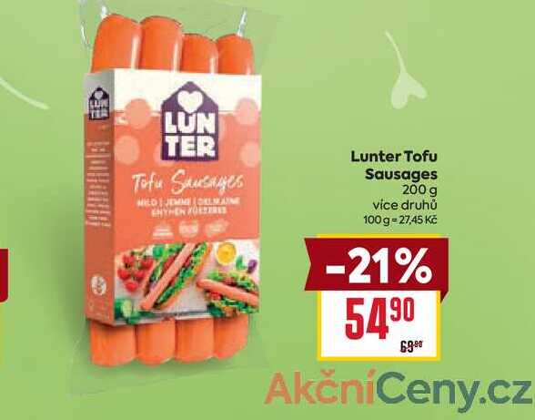 Lunter Tofu Sausages 200 g 