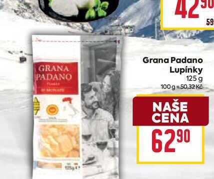 Grana Padano Lupínky 125 g 