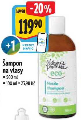 Šampon na vlasy, 500 ml