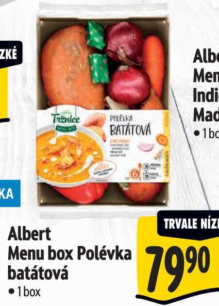 Albert Menu box Polévka batátová 