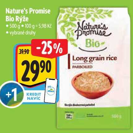 Nature's Promise Bio Rýže, 500 g