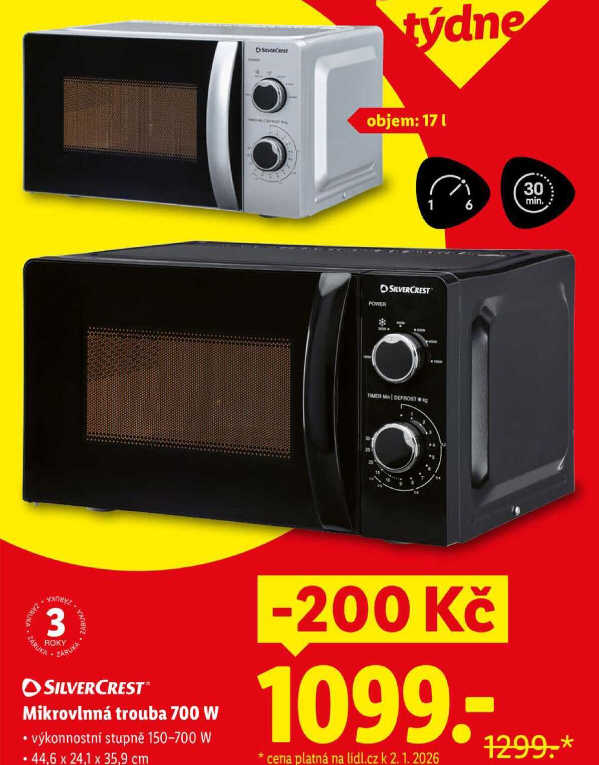 Mikrovlnná trouba 700 W 