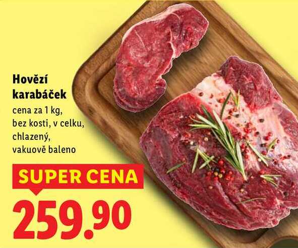 Hovězí karabáček, cena za 1 kg