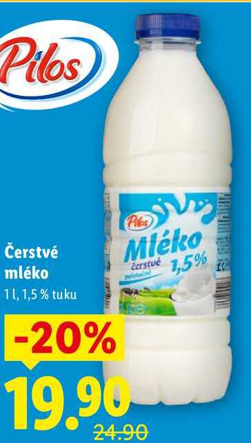 Čerstvé mléko, 1 l