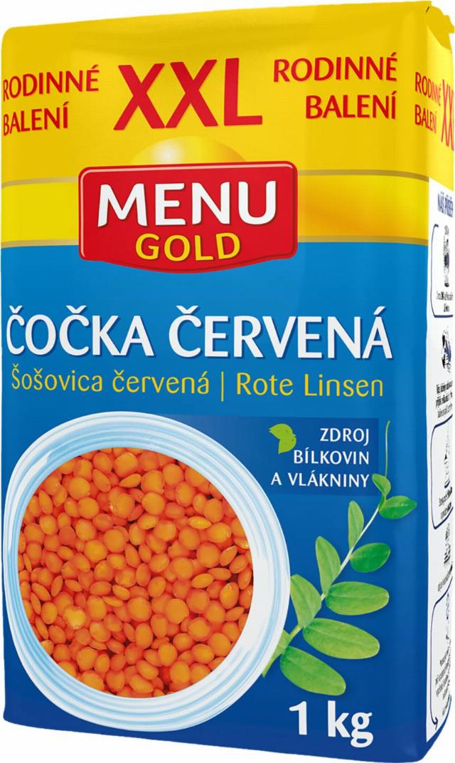 Menu Gold Čočka