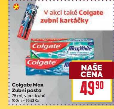 Colgate Max Zubní pasta 75 ml
