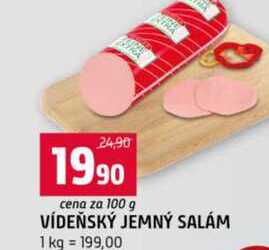 VÍDEŇSKÝ JEMNÝ SALÁM 100g