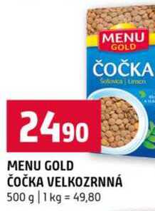 MENU GOLD ČOČKA ČOČKA VELKOZRNNÁ 500 g