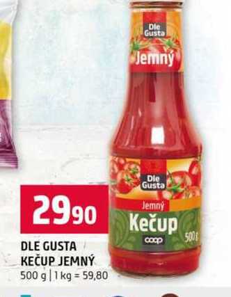DLE GUSTA KEČUP JEMNÝ 500 g 