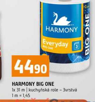 HARMONY BIG ONE 1x 31 m kuchyňská role 3vrstvá  
