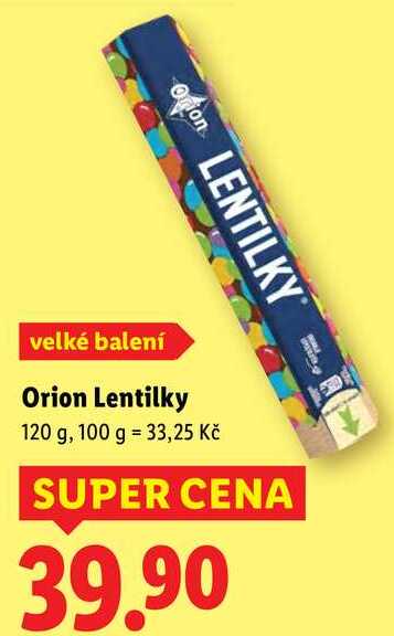 Orion Lentilky, 120 g