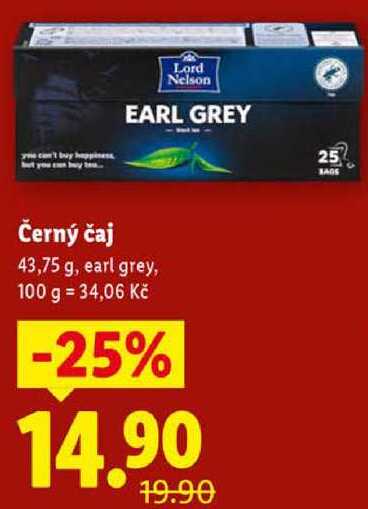 Černý čaj, 43,75 g