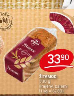 ŽITAMOC 500 g krájený, balený 