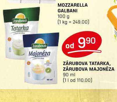 ZÁRUBOVA TATARKA, ZÁRUBOVA MAJONÉZA 90 ml 