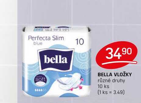 BELLA VLOŽKY různé druhy 10 ks