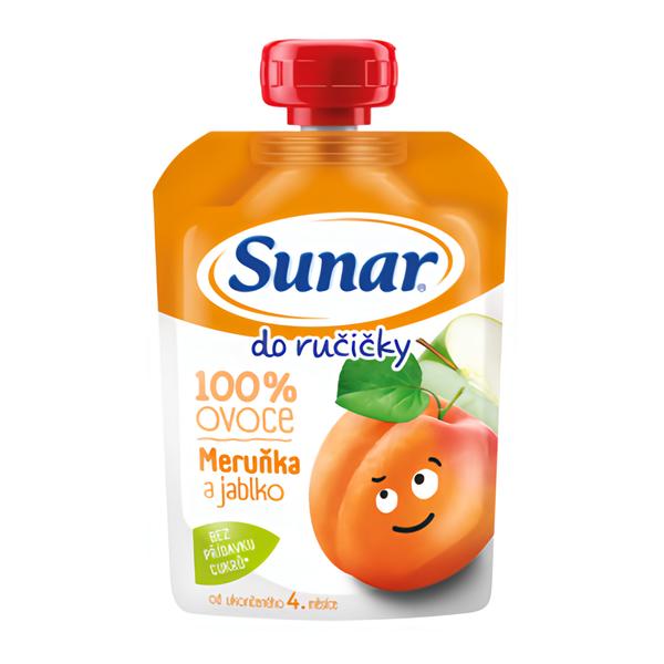 Sunar Do ručičky ovocná kapsička meruňka 4m+