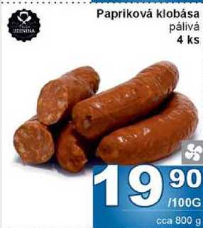 Papriková klobása pálivá 4 ks