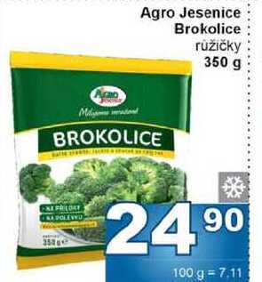 Agro Jesenice Brokolice růžičky 350 g