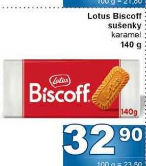 Lotus Biscoff sušenky karamel 140 g 