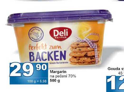 Margarin na pečení 70% 100 g