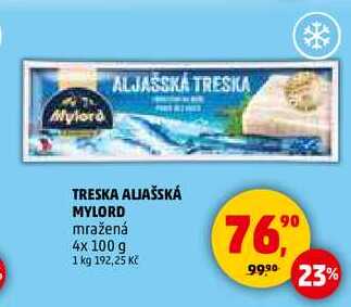 TRESKA ALIAŠSKÁ MYLORD, 4x 100 g 