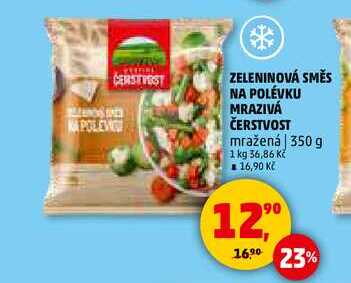 ZELENINOVÁ SMĚS NA POLÉVKU MRAZIVÁ ČERSTVOST, 350 g