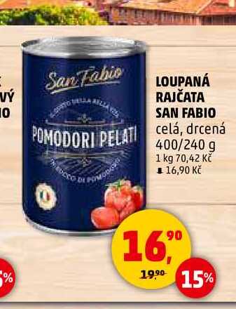 LOUPANÁ RAJČATA SAN FABIO, 400 g