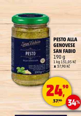 PESTO ALLA GENOVESE SAN FABIO, 190 g