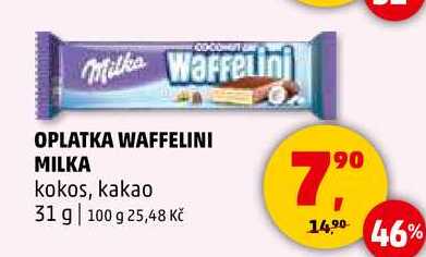OPLATKA WAFFELINI MILKA, 31 g 