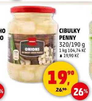 CIBULKY PENNY, 320 g