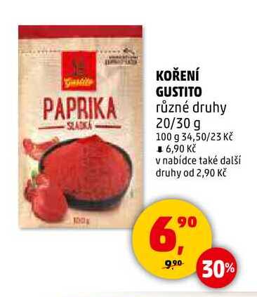 KOŘENÍ GUSTITO, 20 g