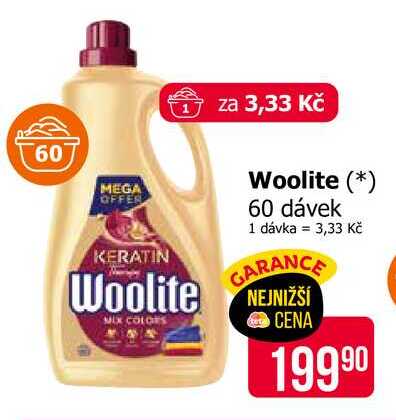 Woolite 60 dávek 