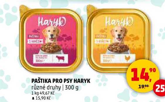 PAŠTIKA PRO PSY HARYK, 300 g 