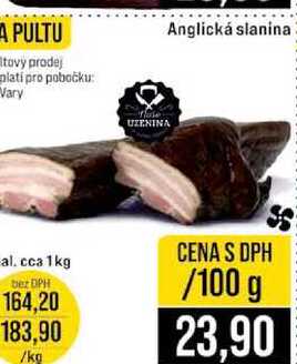Anglická slanina 100g