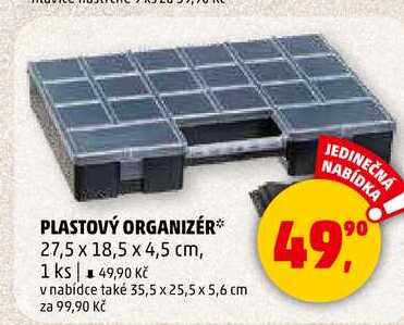 PLASTOVÝ ORGANIZÉR, 1 ks