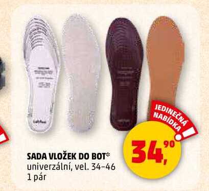 SADA VLOŽEK DO BOT, 1 pár 