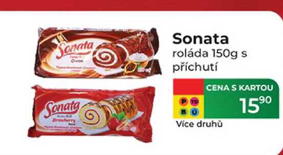 Sonata roláda 150g s příchutí