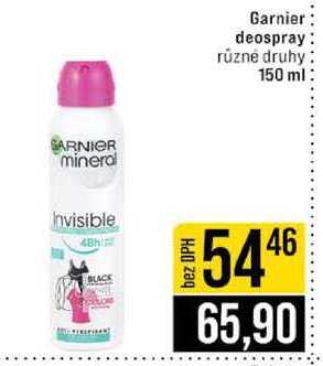 Garnier deospray různé druhy 150 ml