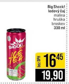 Big Shock! ledový čaj malina hruška broskev 330 ml