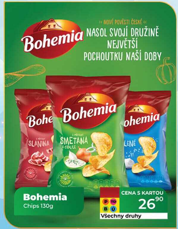 Bohemia Chips 130g