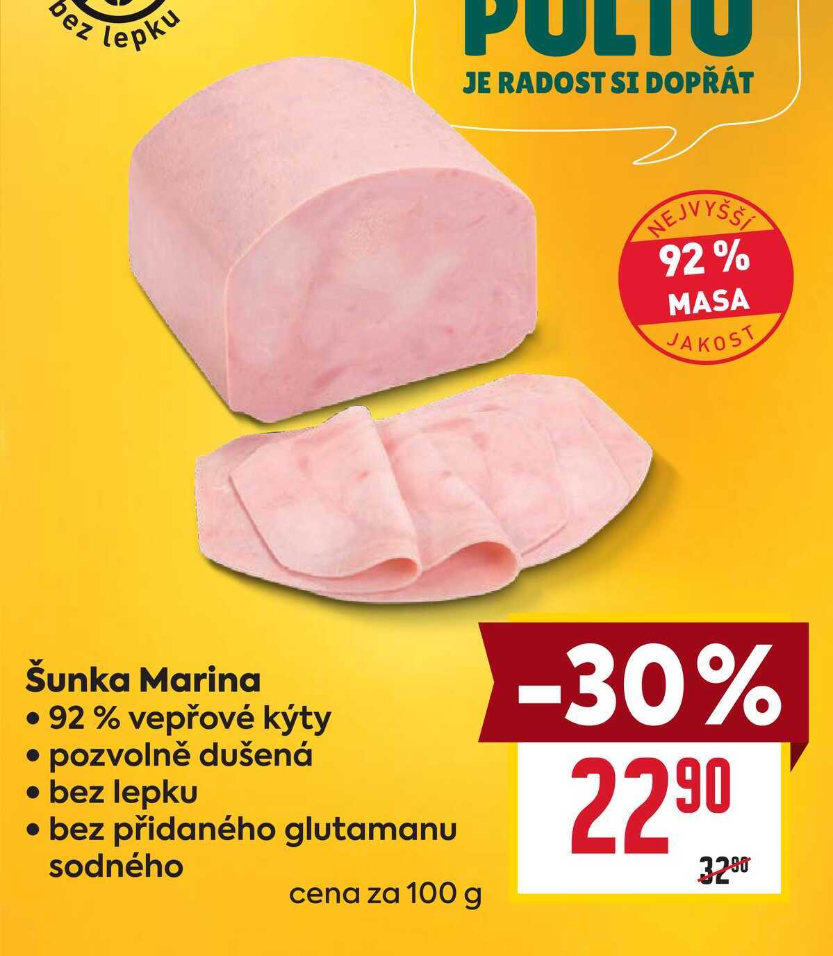 Šunka Marina 100g