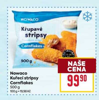 Nowaco Kuřecí stripsy Cornflakes 500 g